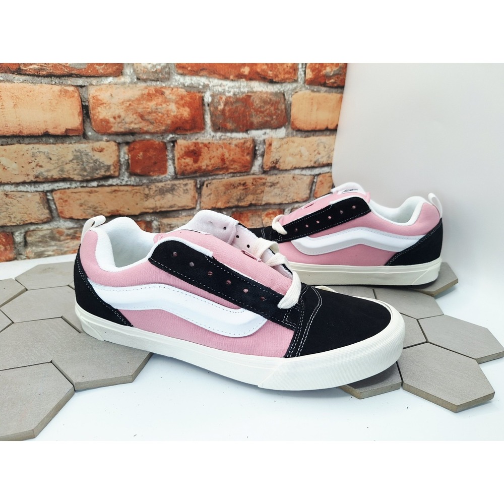 Vans Knu Skool Color Blocking Black Pink White Men Sz 10 Old Skool Chunky Skate